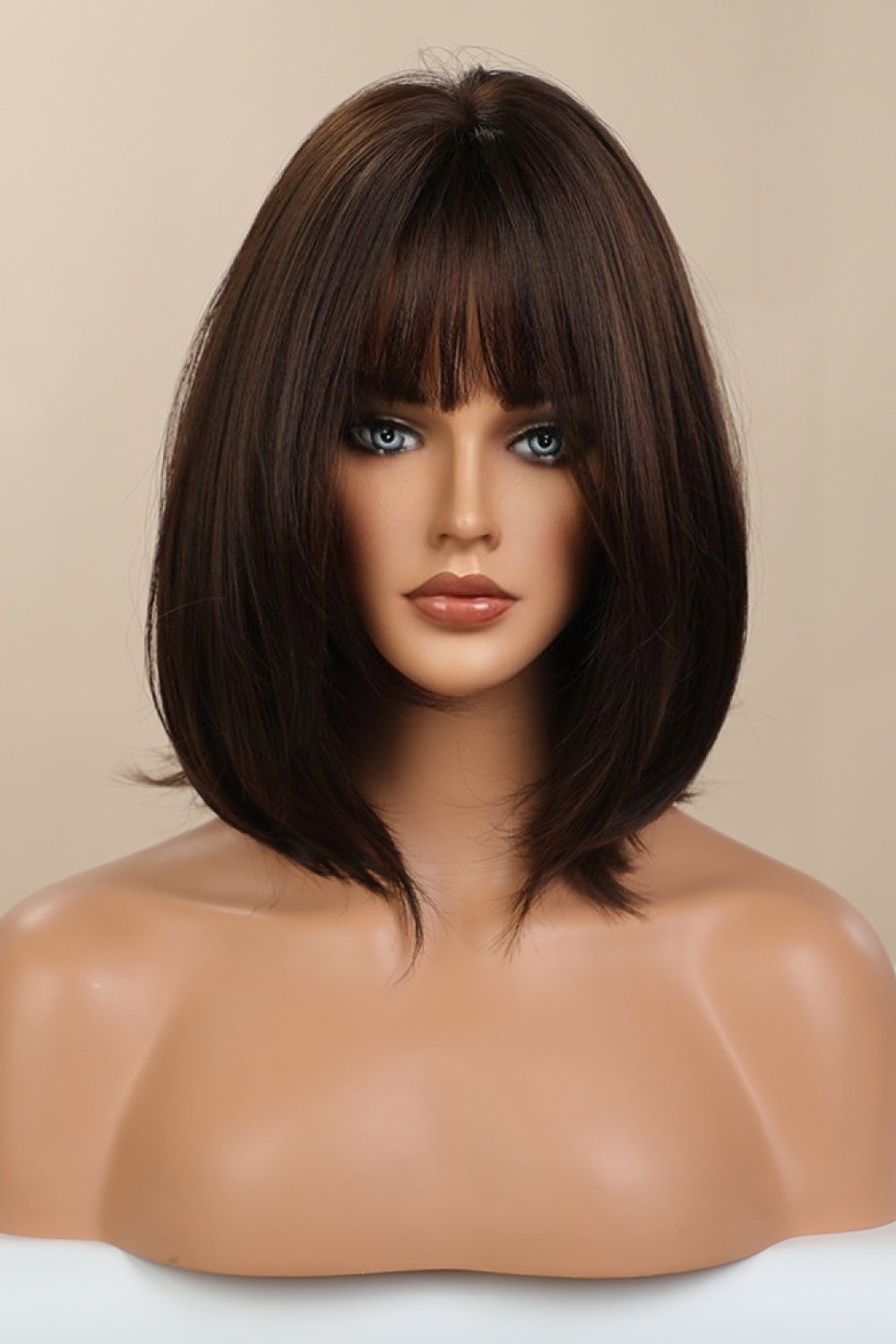 Full-Machine Bob Synthetic Wigs 9''