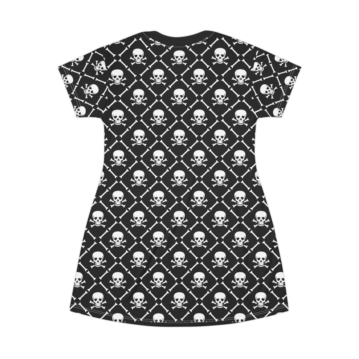 Prep Goes Punk T-Shirt Dress - All-Over Print (AOP) Casual Dress