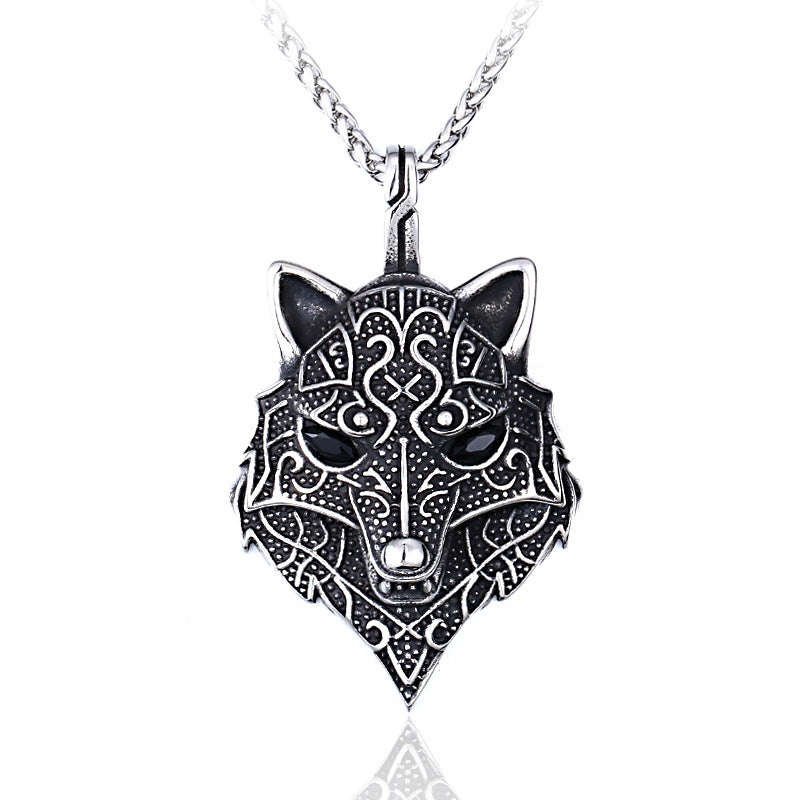 Better To See You With Nordic Wolf Necklace