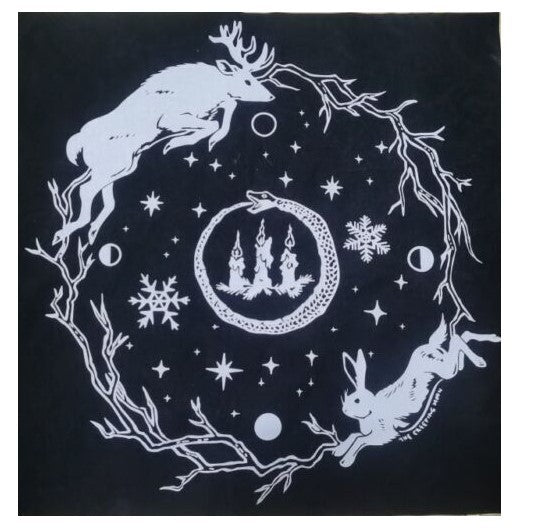 Tarot Divination Altar Tablecloth Selection