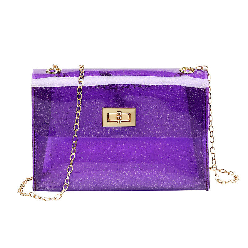 Transparent Mini Cross Body Throwback Jelly Handbag