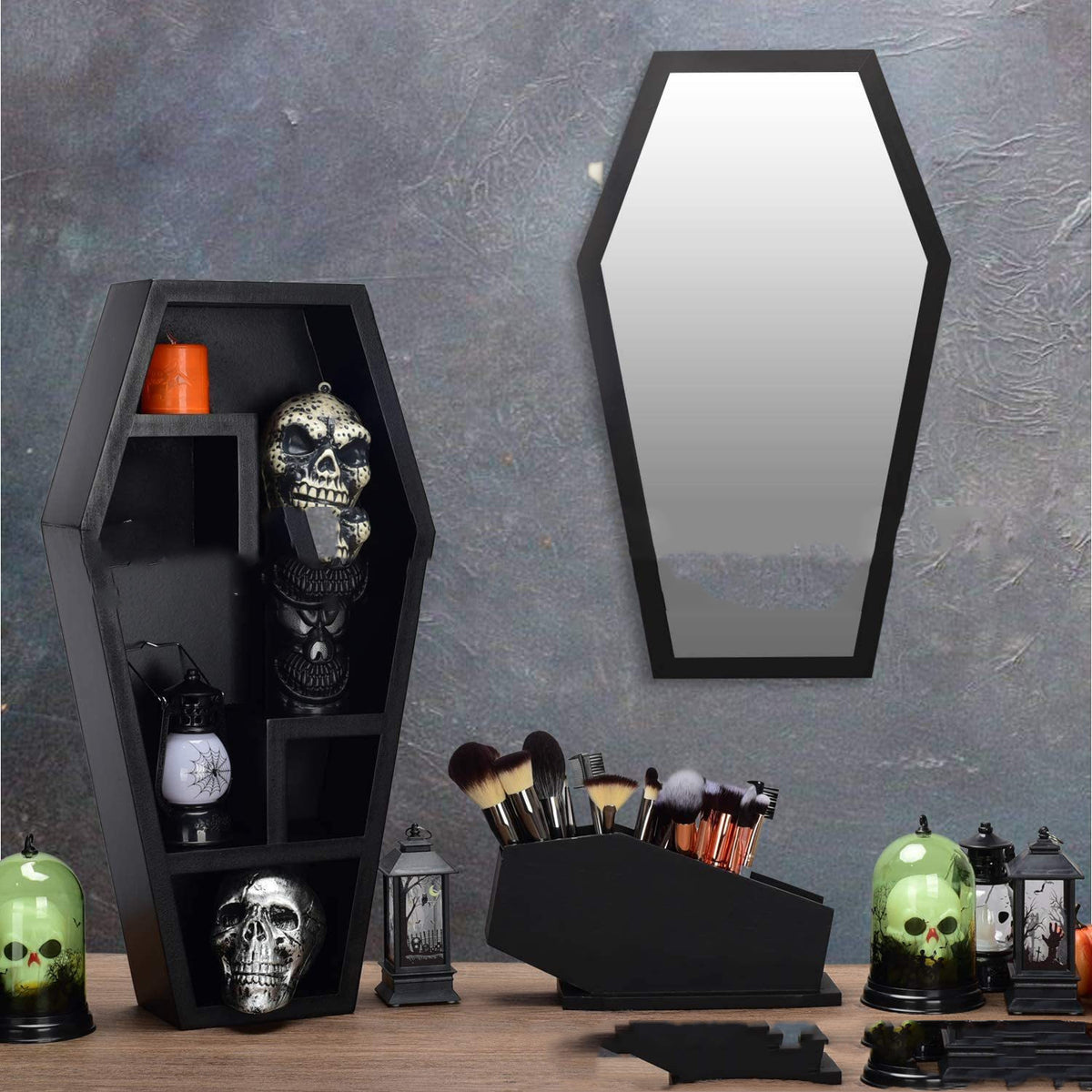 Coffin Shelf Home Decoration