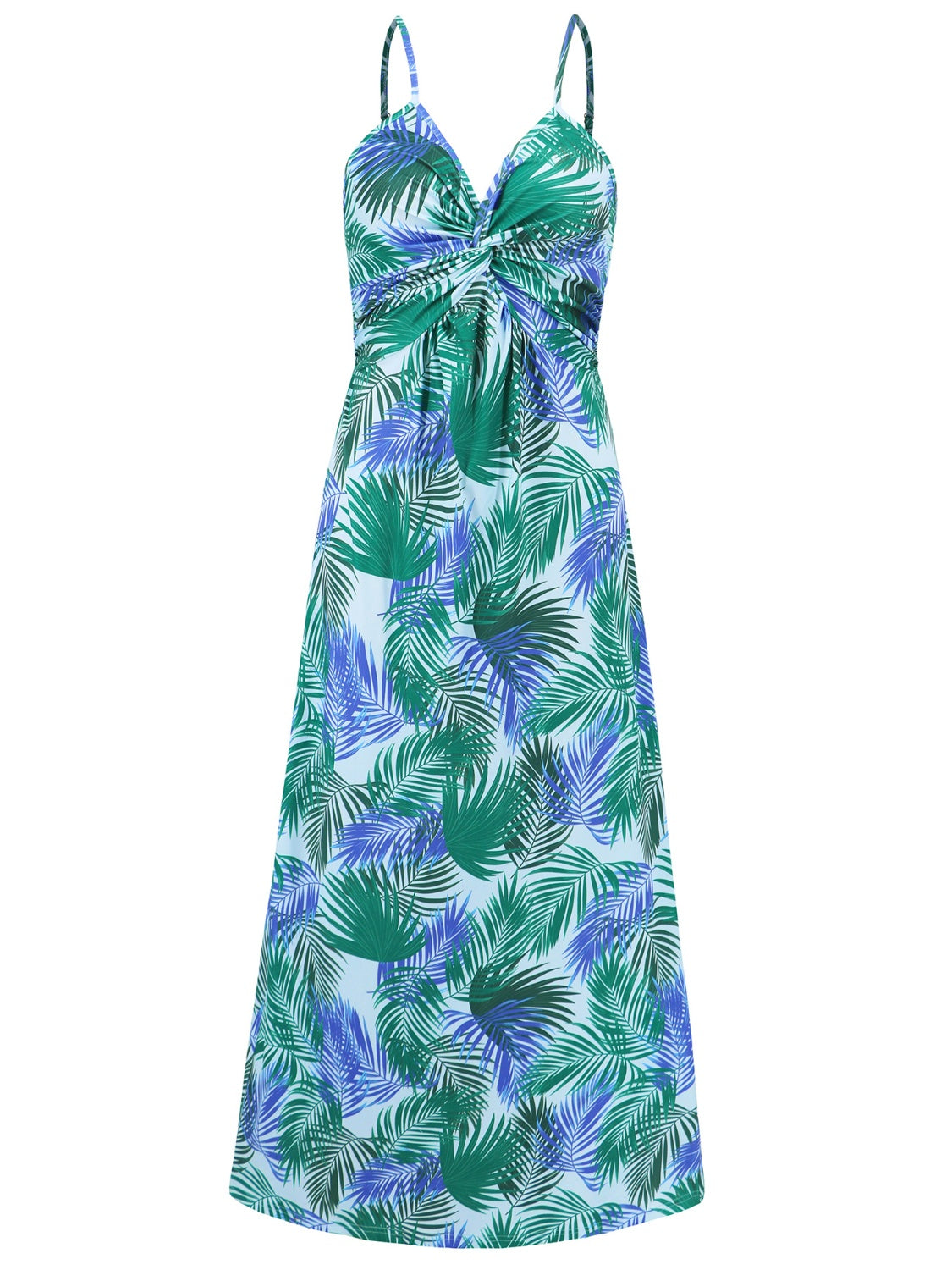 Twisted Printed V-Neck Cami Dress In Multiple Print Styles