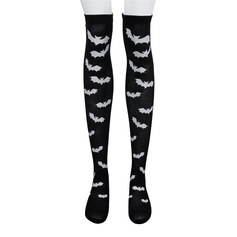 Party Bat Knee High Socks