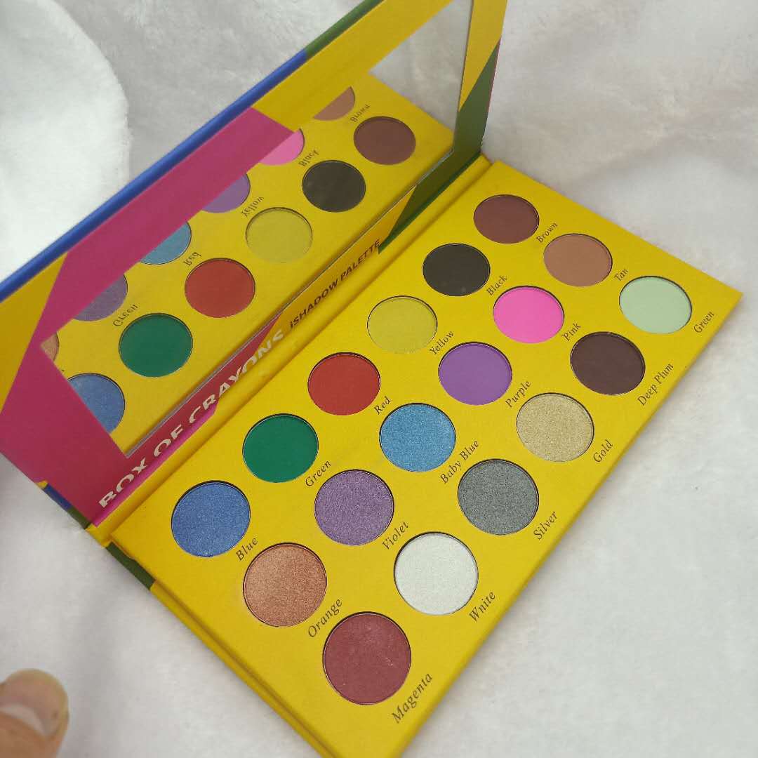 The Crayon Case Box Of Crayons 18 Color eyeshadow palette