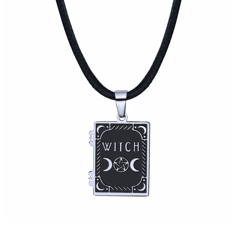 Stainless steel BASIC WITCH corrosion necklace The Worst witch pendant