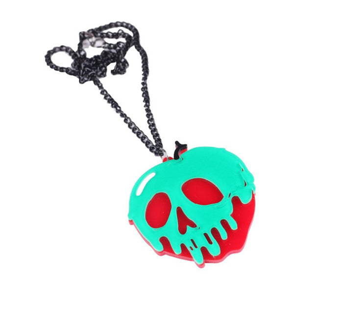 Rotten Acrylic Halloween Personality Funny Fashion Necklace