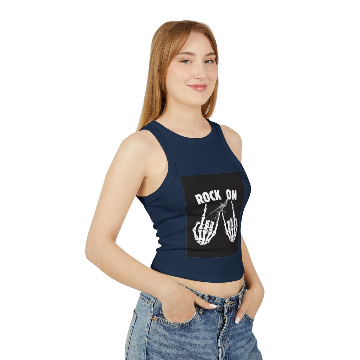 Women's Micro Rib Racer Tank Top