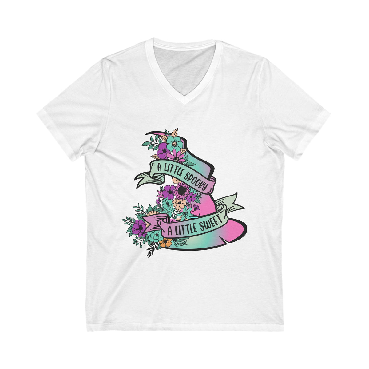 Unisex Jersey Short Sleeve V-Neck Tee