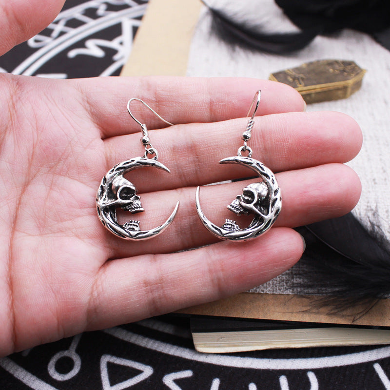 If You Believe - Man In The Moon Earrings