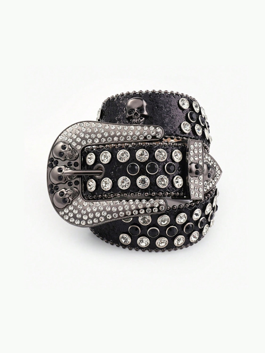 PU Leather Skull Belt