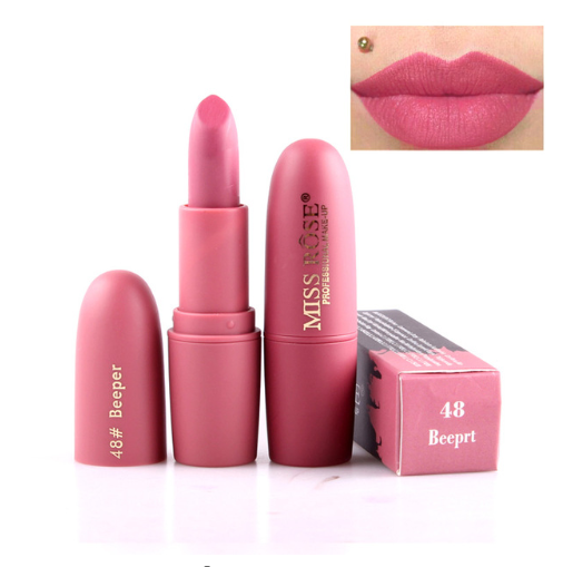 Miss Rose Moisturizing Comfort Matte Long Lasting Low Fade Lipstick