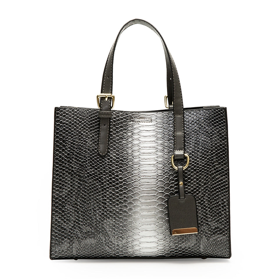 Snake Print Reptile Fashion Large Capacity Women's Handbag