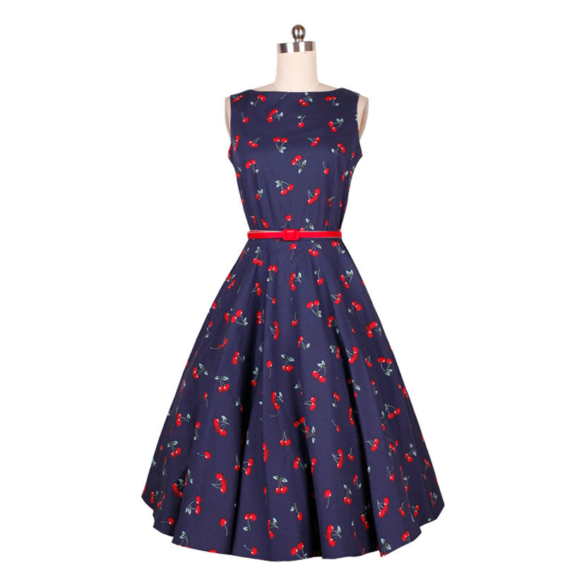 Cherry Bomb Retro Swing Party Dress