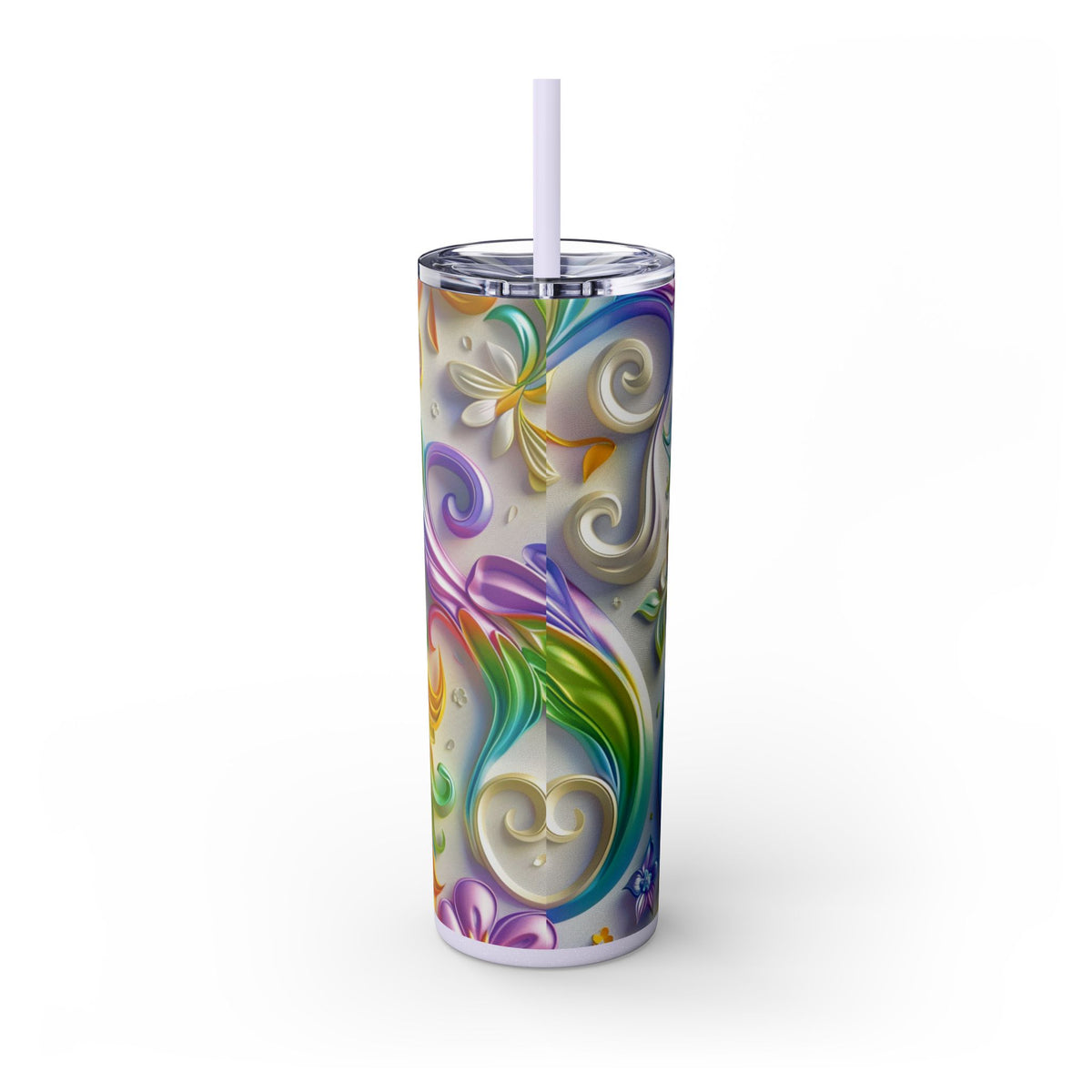 Skinny Tumbler with Straw, 20oz