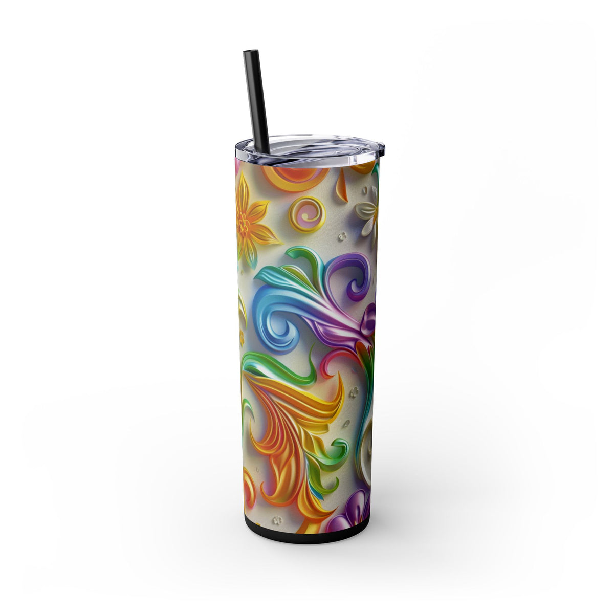 Skinny Tumbler with Straw, 20oz