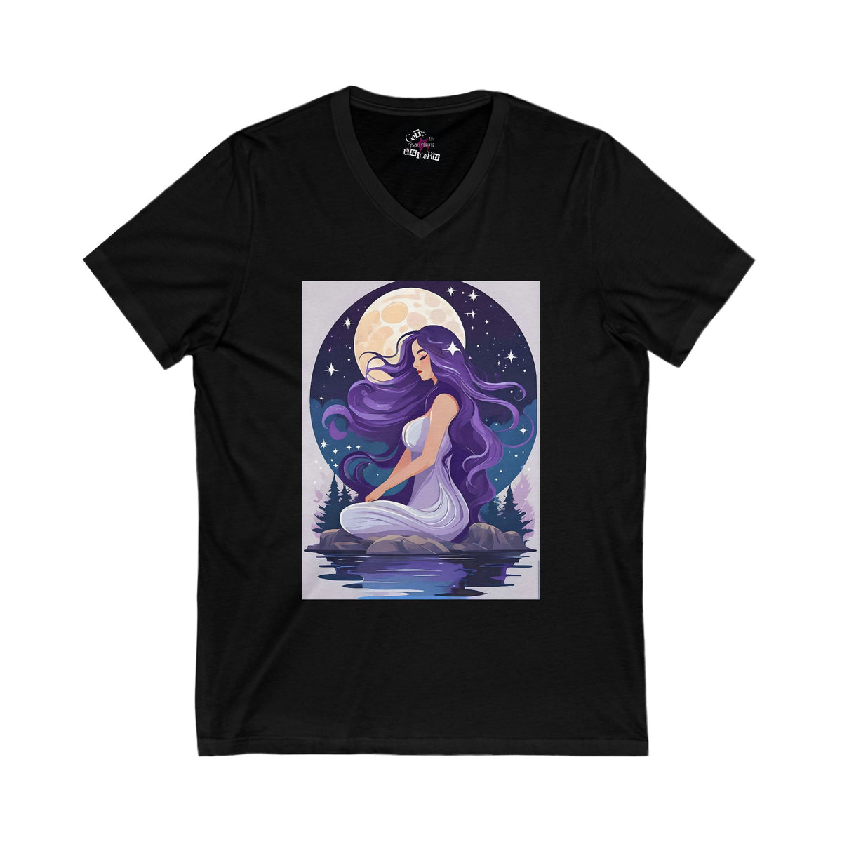 Witching Hour Unisex Jersey Short Sleeve V-Neck Tee