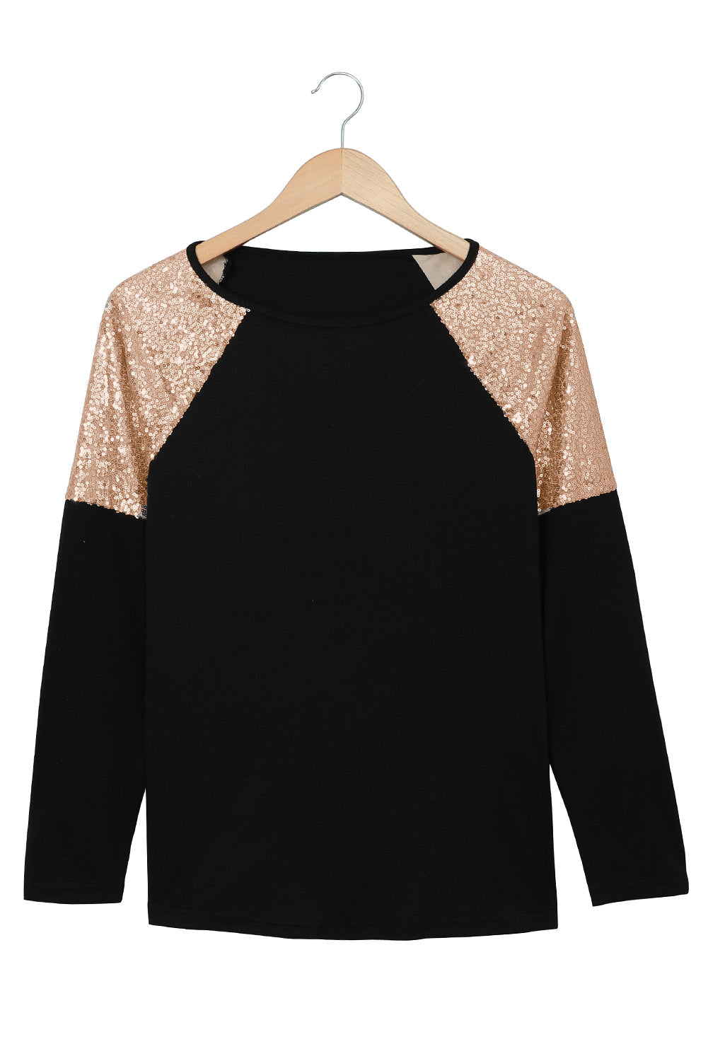 Yellow Canary Long Sleeve Sequin Top