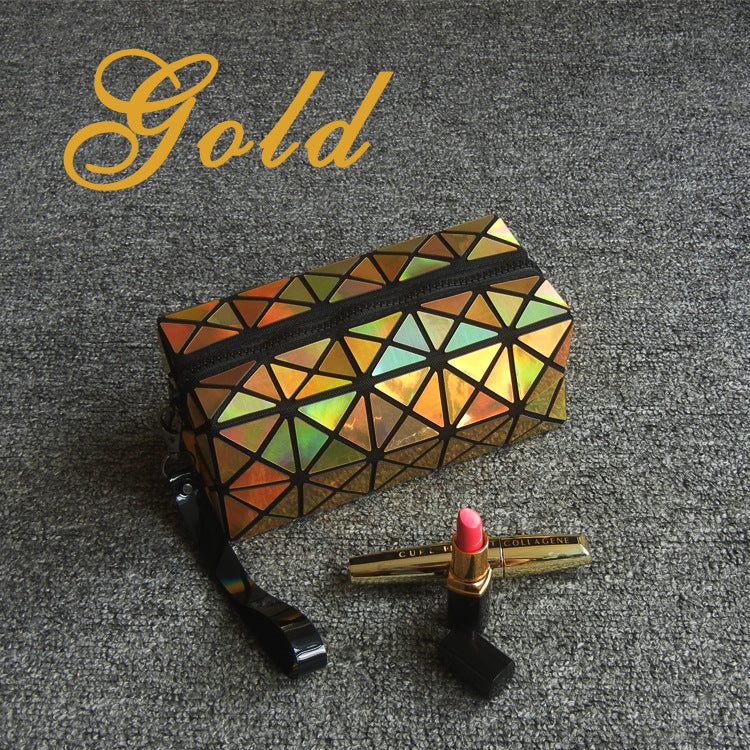 Laser Geometric Cosmetic Bag