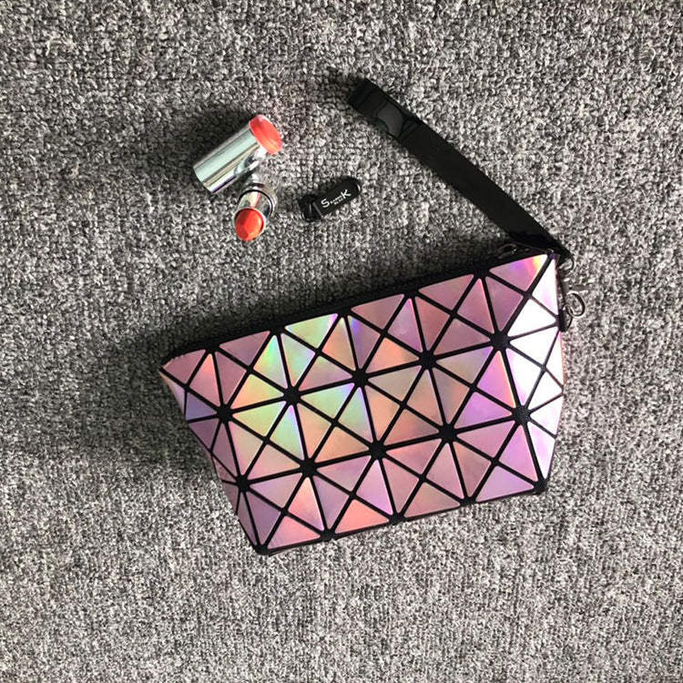 Laser Geometric Cosmetic Bag