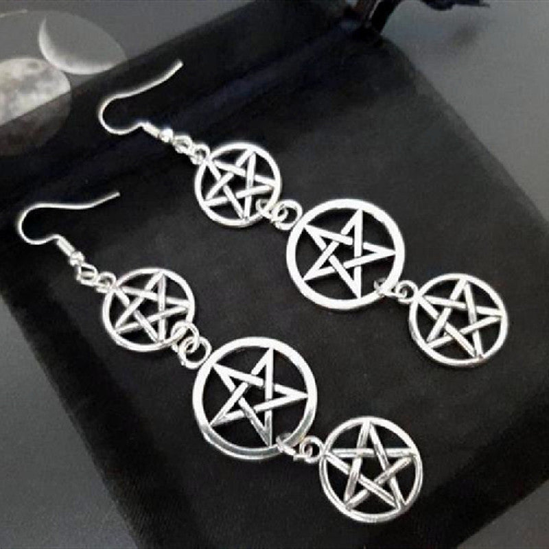 Pagan Witches Have Power Pentagram Earrings