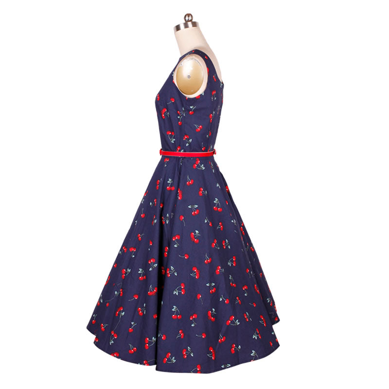 Cherry Bomb Retro Swing Party Dress