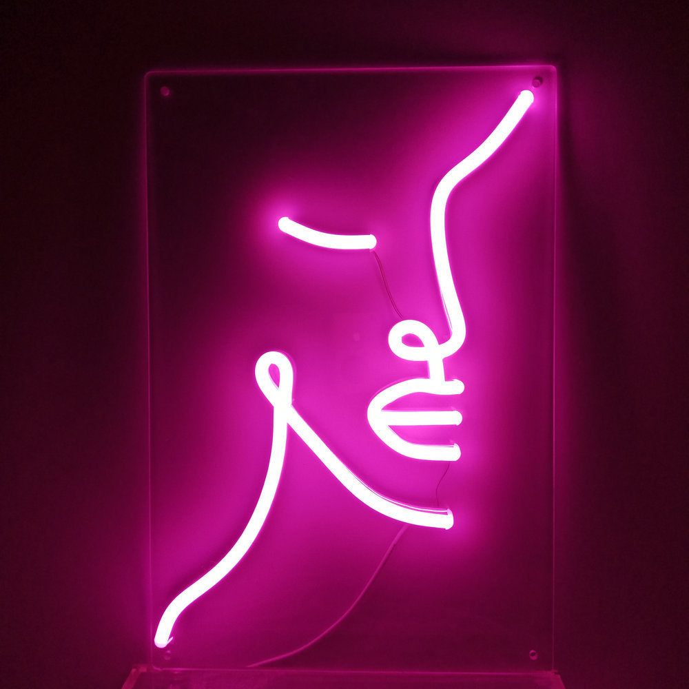 Creative Gifts Rock Gestures Neon Sign Wall Decorations Neon Decorative Lights