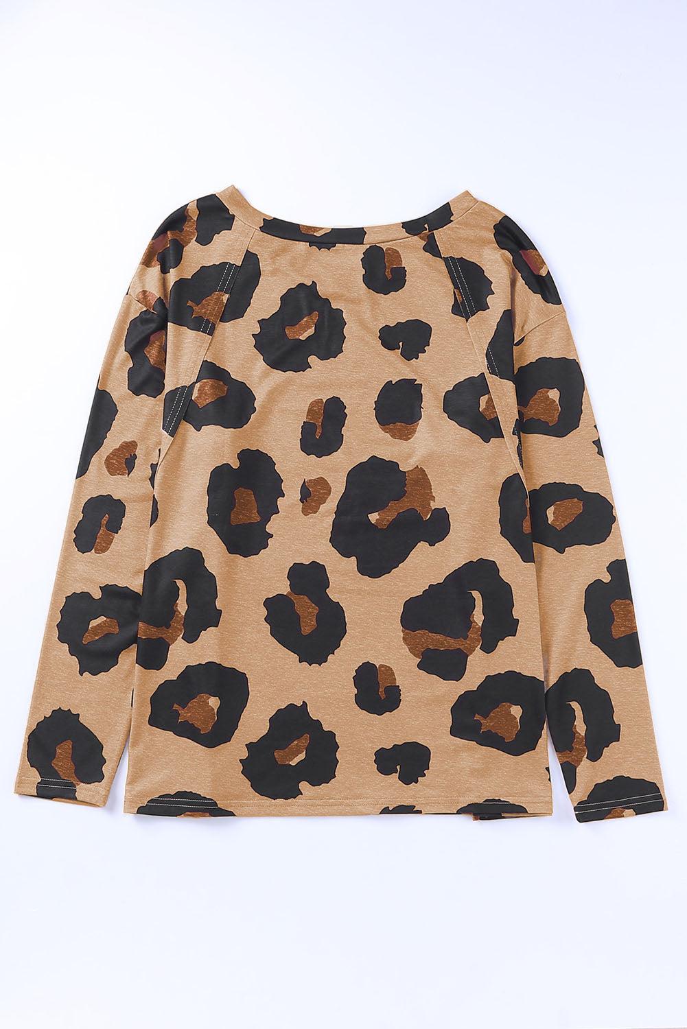 Leopard Pocket Short Sleeve Drawstring Lounge Set