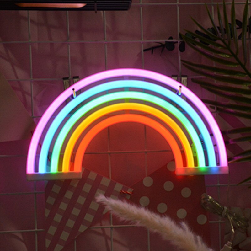 LED Neon Sign Style Rainbow Neon Light