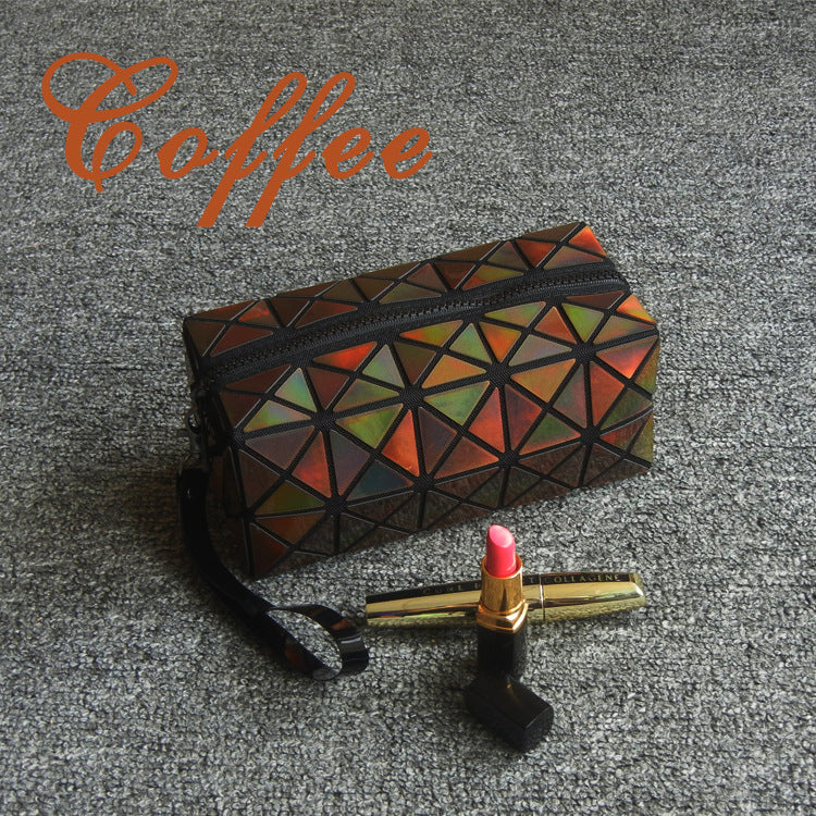 Laser Geometric Cosmetic Bag