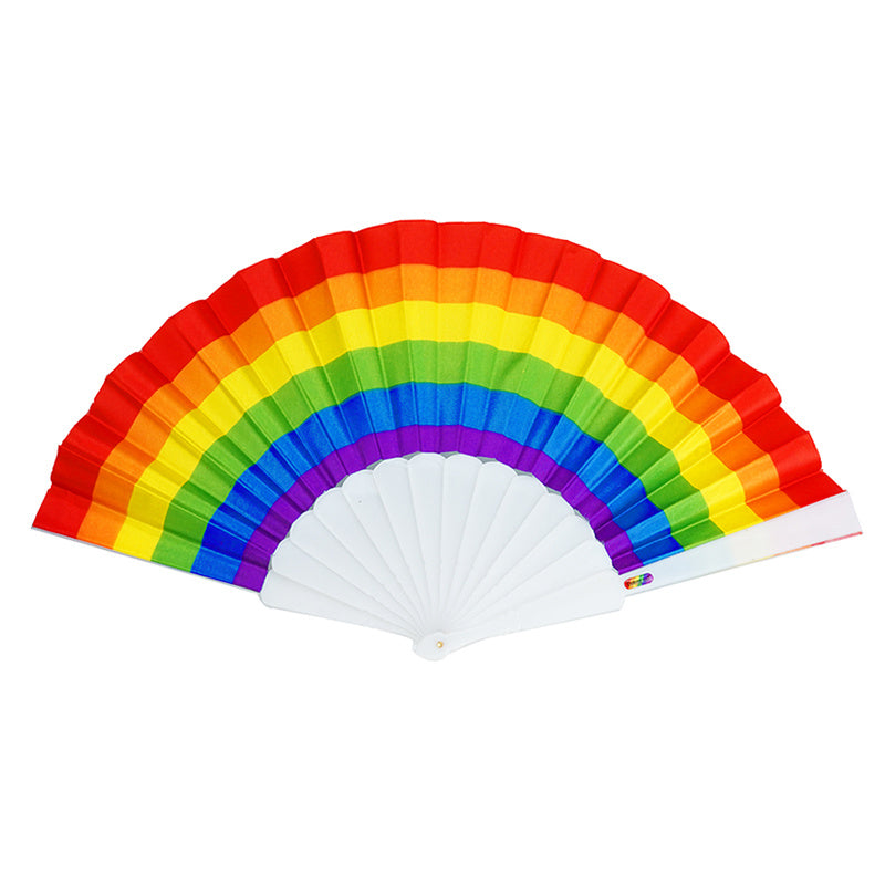 Folding Fan Six Colors Rainbow Month LGBT Pride Festival