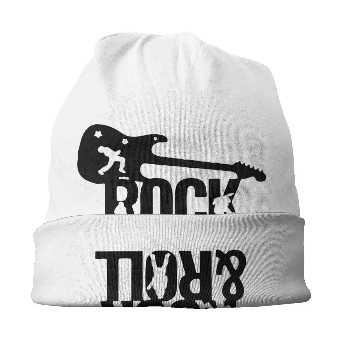 Rock N Roll Skullies Beanies | Heavy Metal Music Hat | Goth Outdoor Caps for Men and Women | Summer Multifunction Knit Bonnet