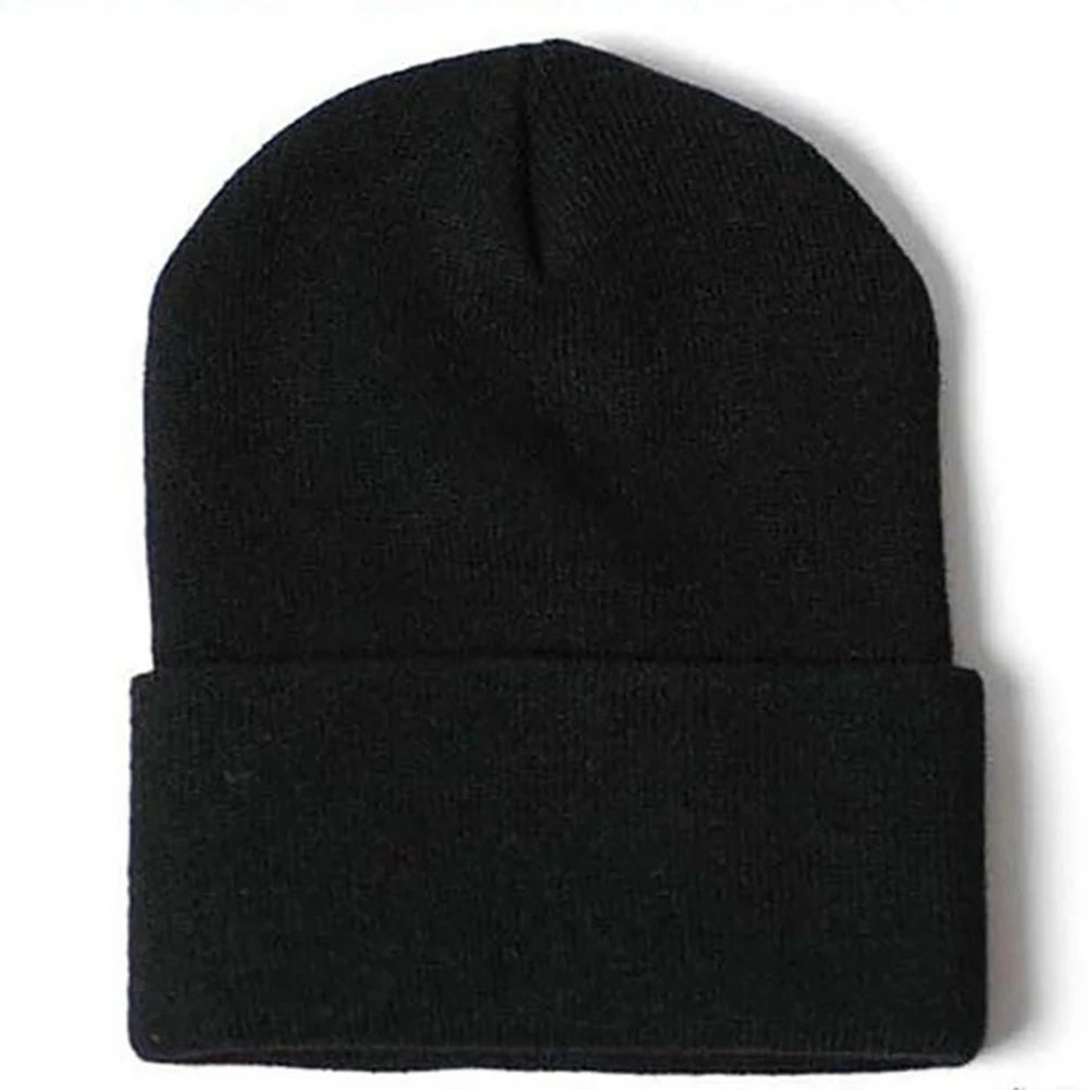 Unisex Hats Hip Hop Soft Warm Stretch Winter Beanie Witch Hat knitting Skullies Beanies for Gothic Girls Winter