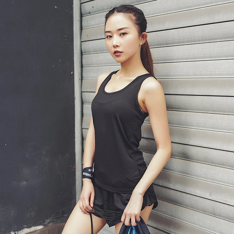 Women’s Running Tank Tops - Stretchable, Breathable Shirt for Sport and Fitness