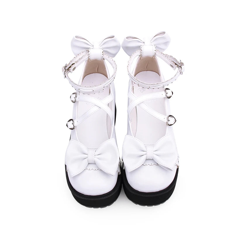 Angelic imprint new woman mori girl lolita cosplay shoes lady high heels wedges Pumps women princess dress party shoes 8cm 33-47