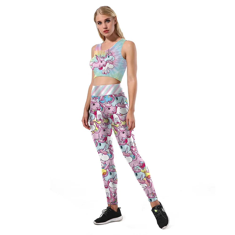 [You're My Secret] Hot Fashion Sexy Women Mermaid Scale Legging Set High Quality Crop Top and Pant Fitness Party Cosplay Costume