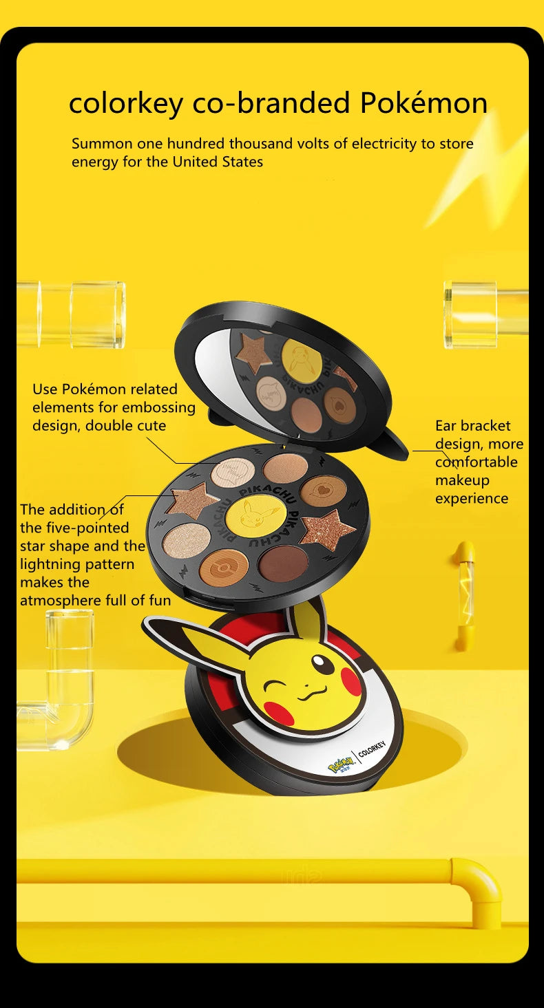 Cartoon Eyeshadow Palette – 9 Colors Matte & Shimmer, Waterproof Long-lasting Eye Makeup Cosmetic