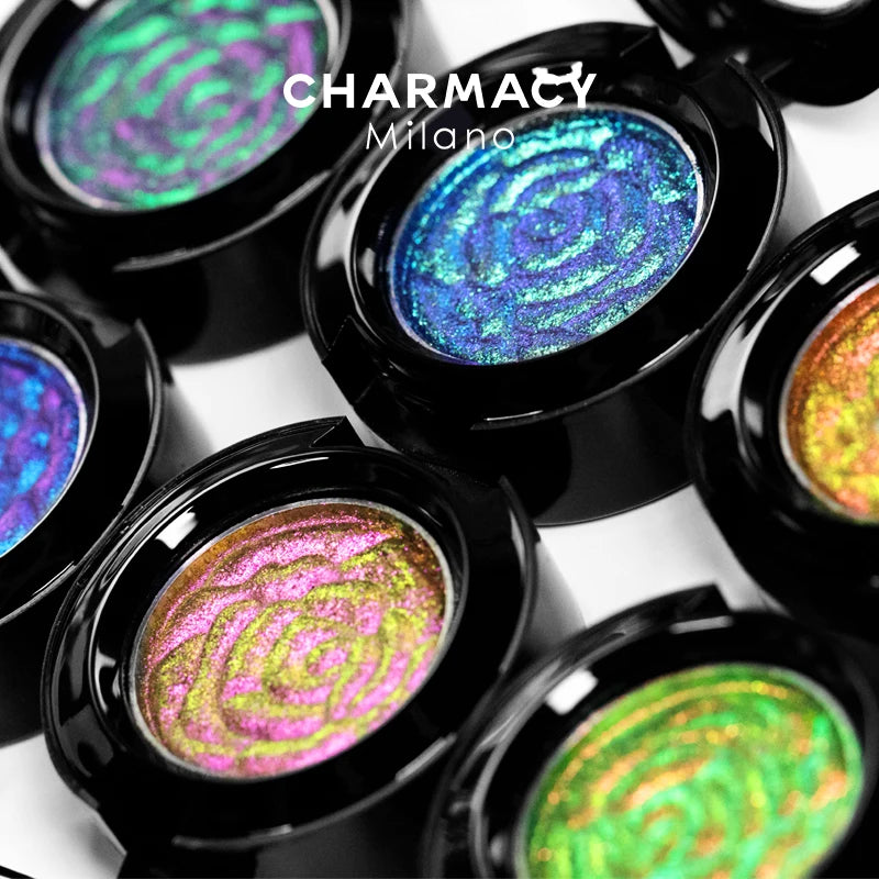 CHARMACY Insane Shifters Chameleon Eye Shadow – High Pigment, Long-lasting Single Glitter Eyeshadow for Eye Makeup