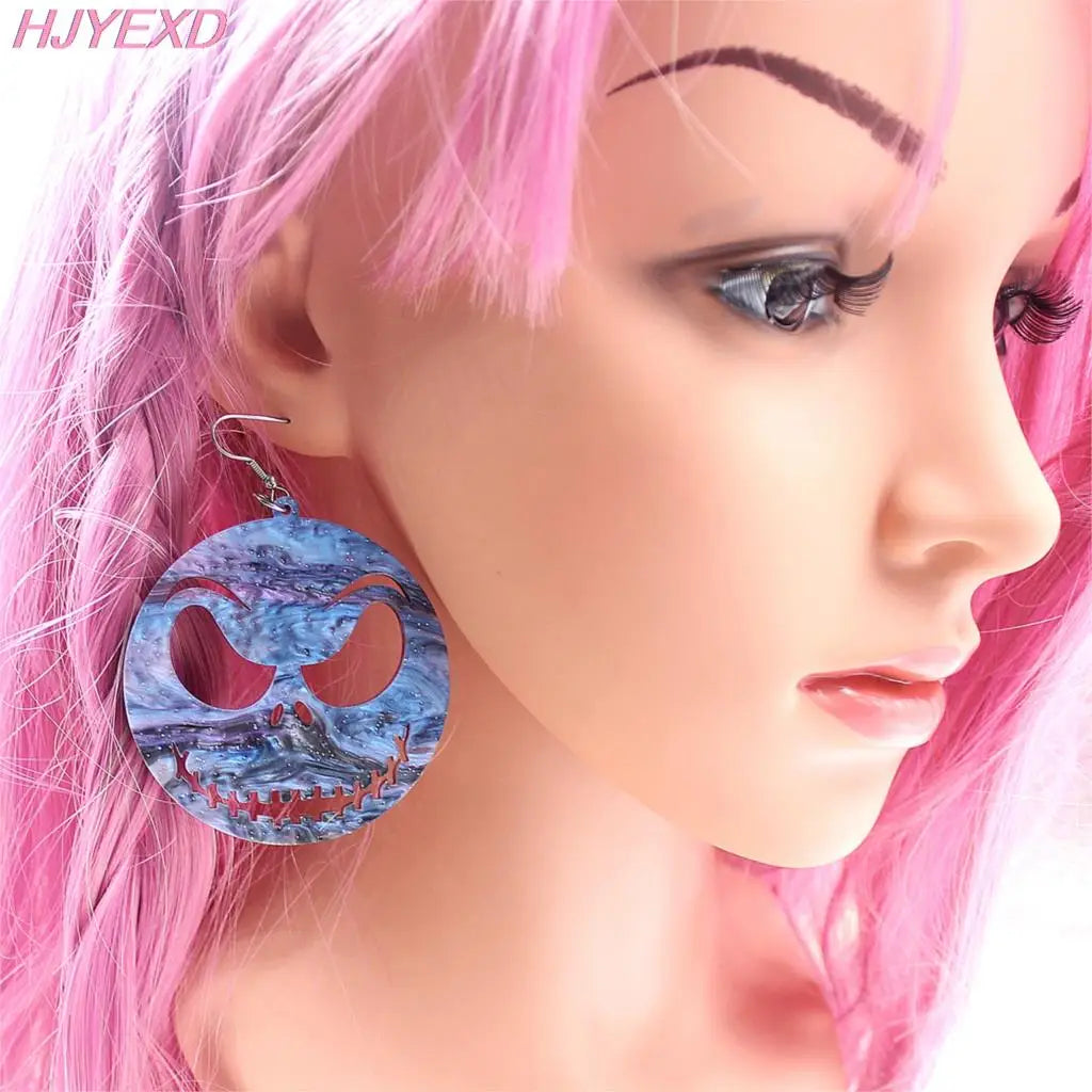 Nightmare Jack Dangle Earrings – Holiday Acrylic Earrings from Before Christmas