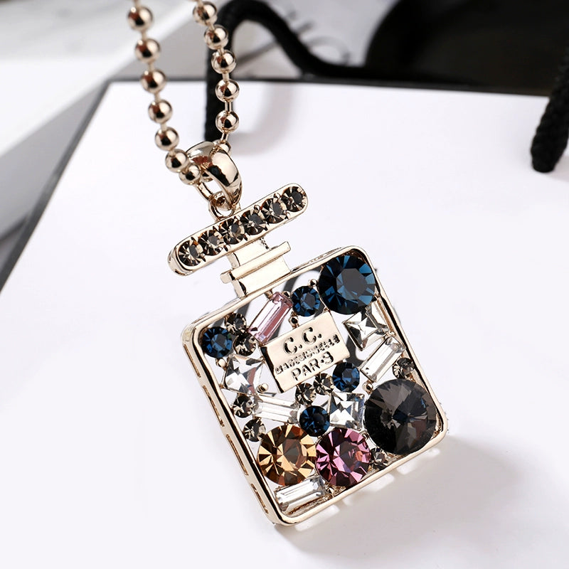 Women's Necklace High-End Design Pendant Ornament Rhinestone