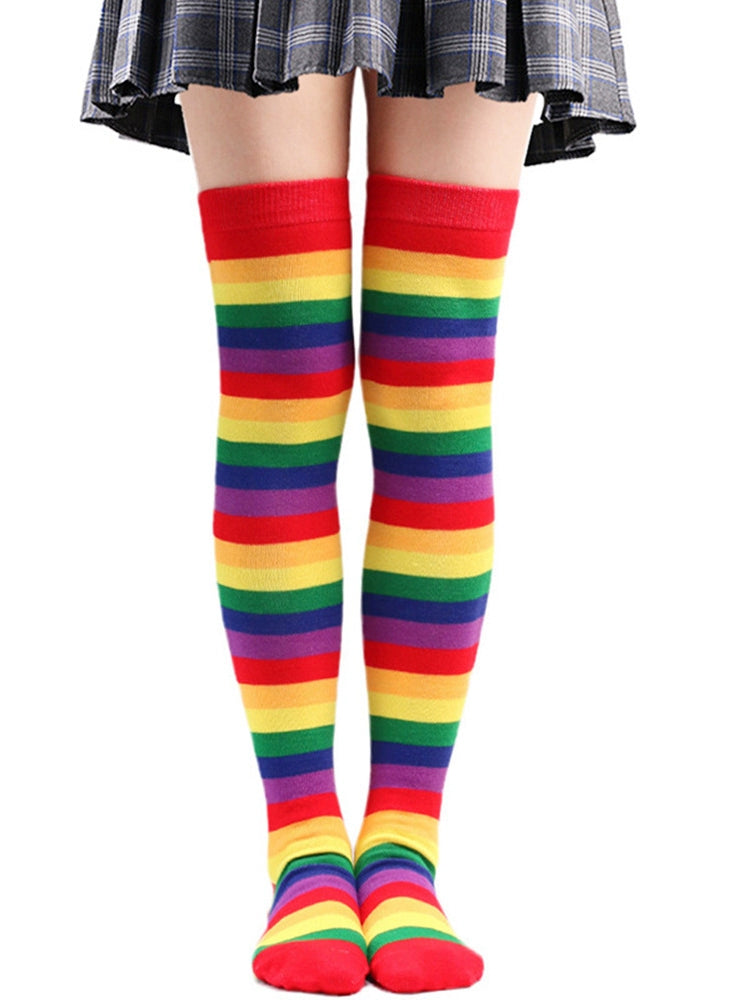 Dark Style Halloween Lolita Thigh-Highs - Featured Knee-High Socks