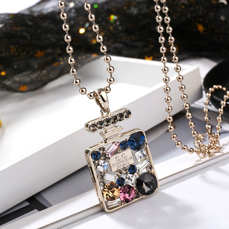 Women's Necklace High-End Design Pendant Ornament Rhinestone