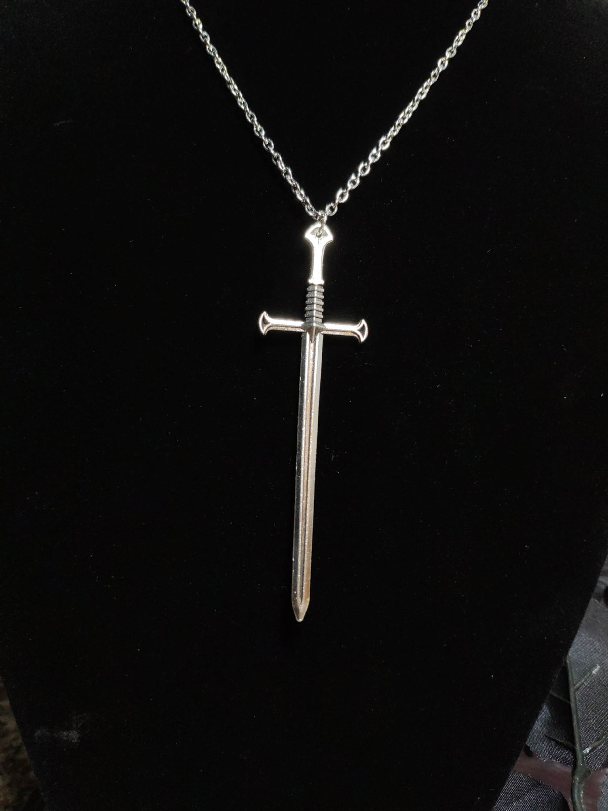 Gothic Sword Pendant Necklace