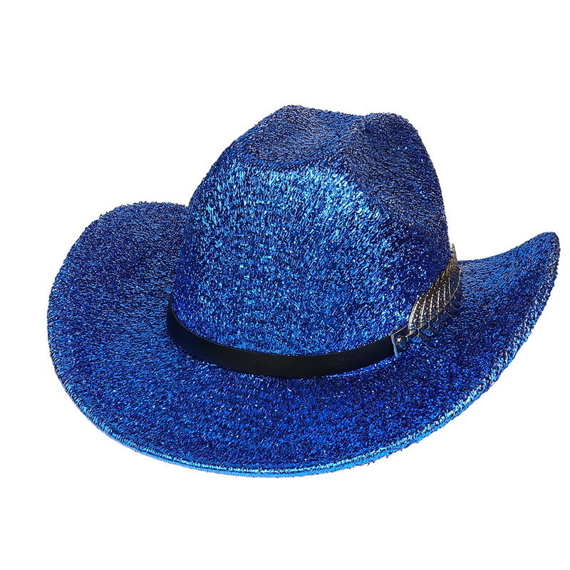 Sparkling Glitter Cowgirl Fashion Hat