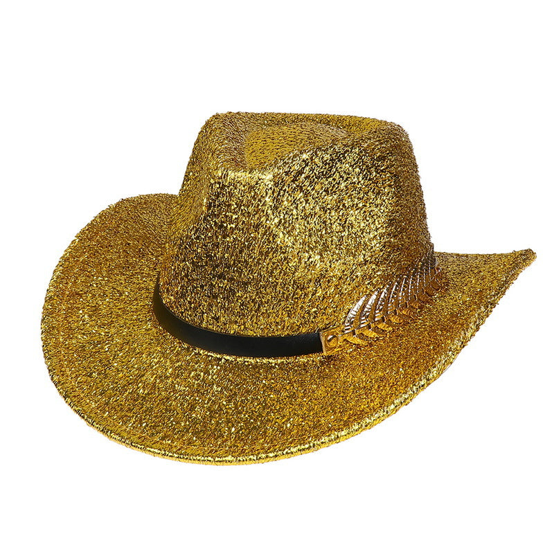 Sparkling Glitter Cowgirl Fashion Hat
