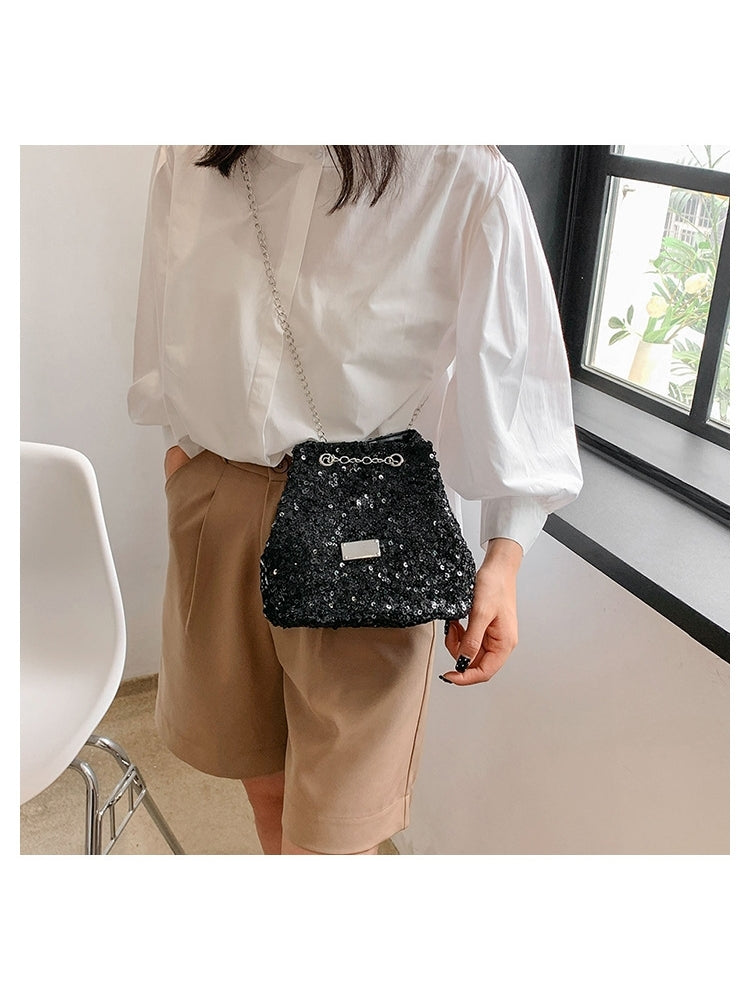 Shiny Goddess-like Under Arm Glitter Shoulder Handbags