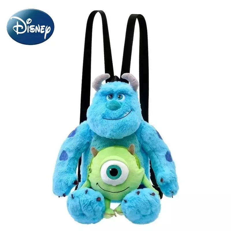 Disney Monsters Inc. Sullivan Backpack - Cute Kawaii School Bag for Girls and Women, College Student Designer Backpack