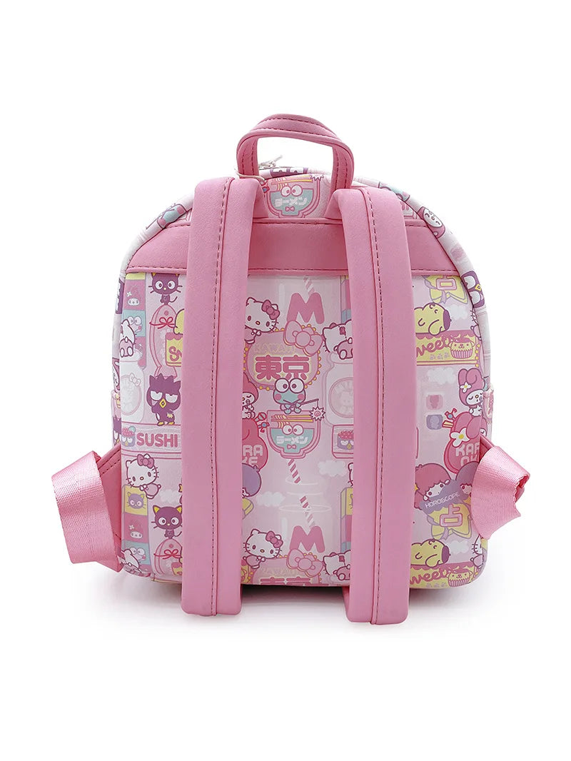 Sanrio Loungefly Co-branded PU Backpack |Exclusive Eeyore Mini Backpack Purse | Loungefly Backpacks And Wallets