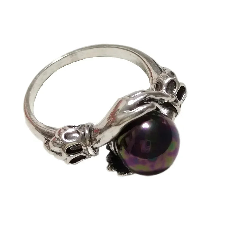 New Fashion Gothic Magic Crystal Ball Style Rings for Woman