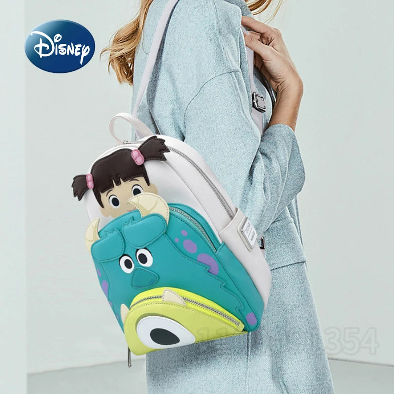 Disney’s New Loungefly Backpack | Luxury Brand Original Women’s Mini Backpack | 3D Cartoon Fashion Girls’ Schoolbag | High Quality